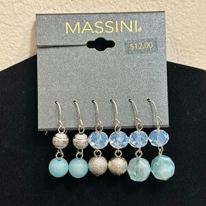 Silver Tone Dangle Earrings